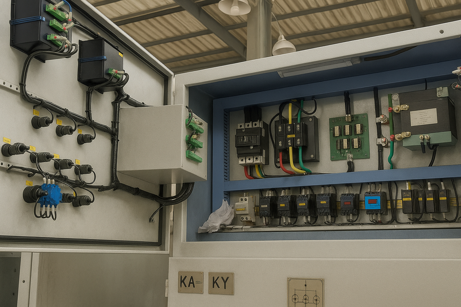 Papan listrik realistis